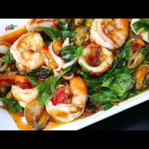 C18.Seafood sweet basil.