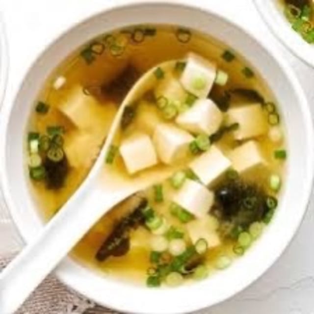 Miso soup.