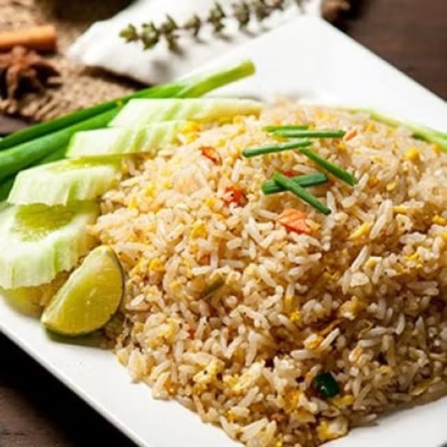 Egg Garlic Fried rice.