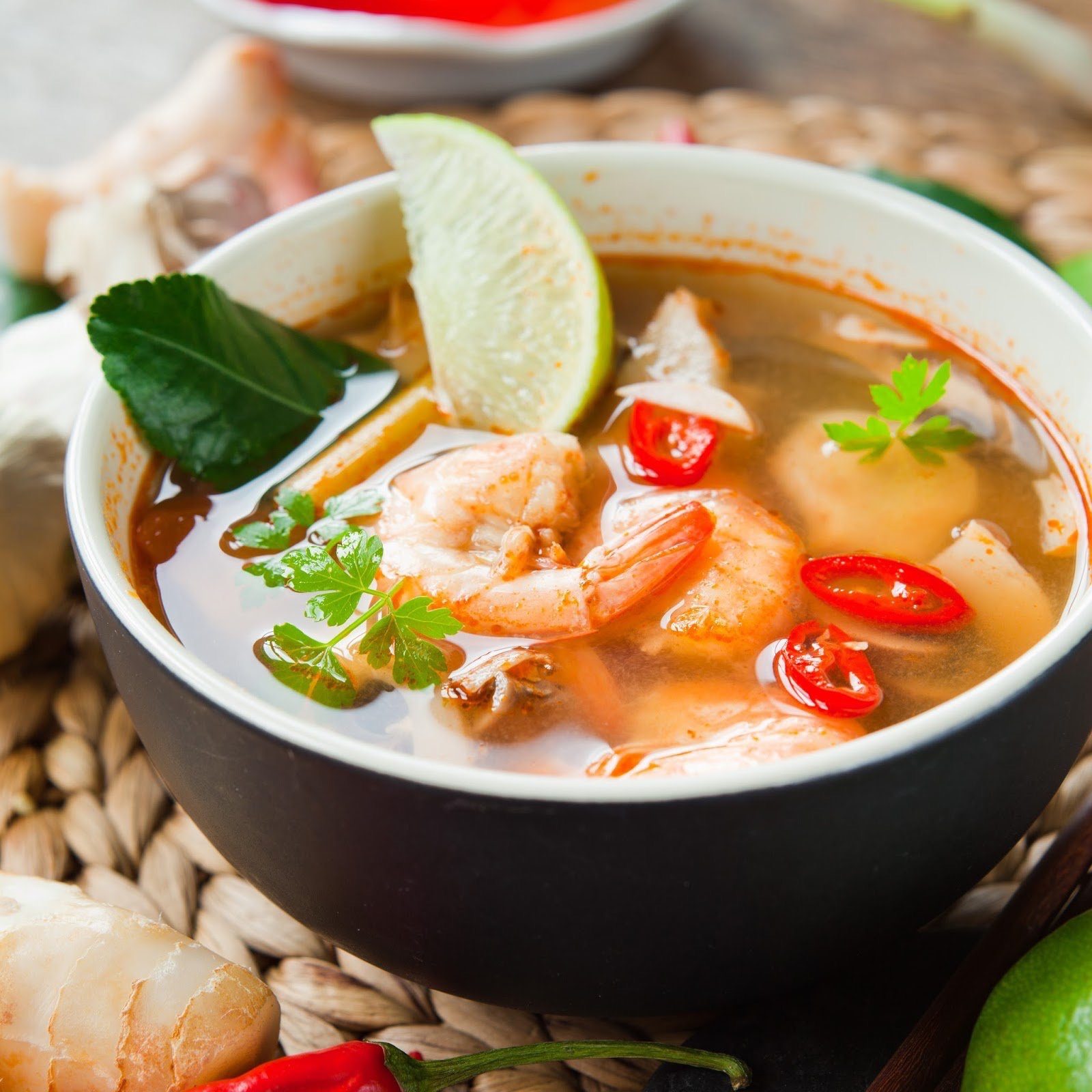B1.Hot pot Tom Yum Soup.