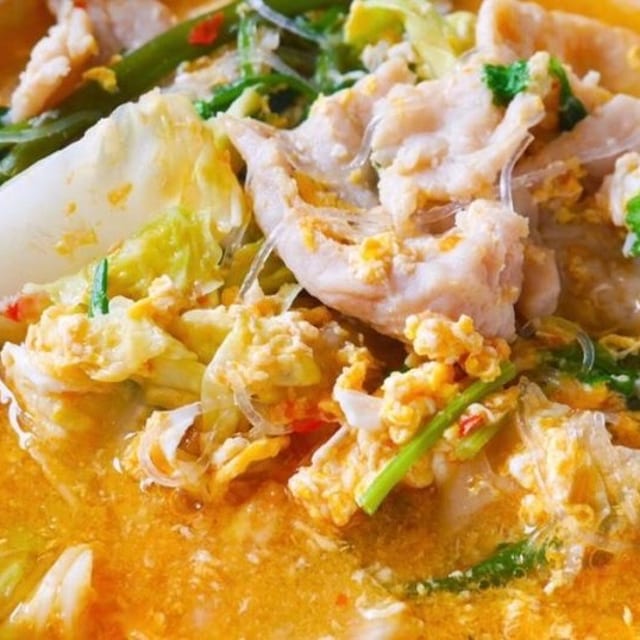 Sukiyaki Noodle Soup.