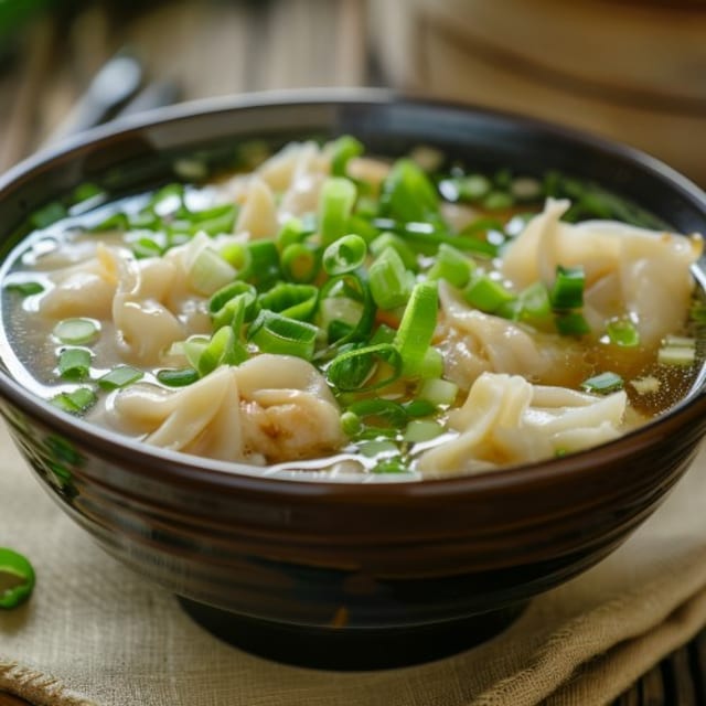 B4.Hot Pot Wonton Soup.