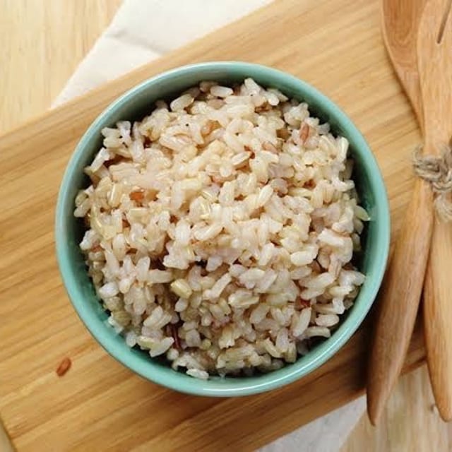 Steam Brown Rice.