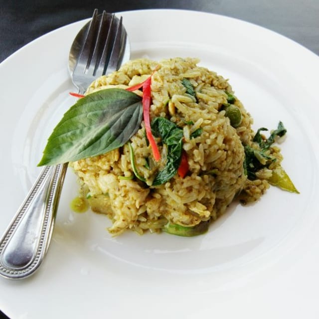 Green Curry Fried Rice.