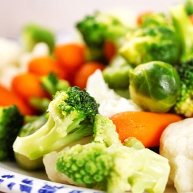 Steam mix vegetable.